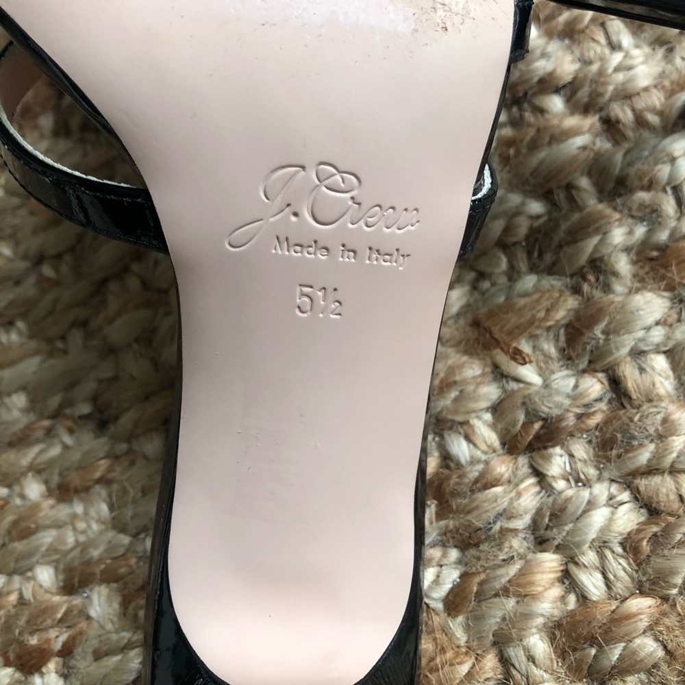 J Crew Skinny-strap sandals in patent leather. Size 5.5 - Picture 13 of 15